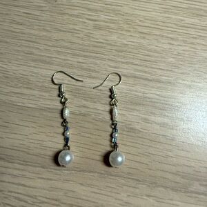 Elegant Pearl Drop Earrings